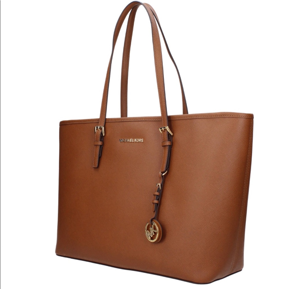Michael Kors Jet Set TZ, Saffiano Leather Tote! - Picture 2 of 10